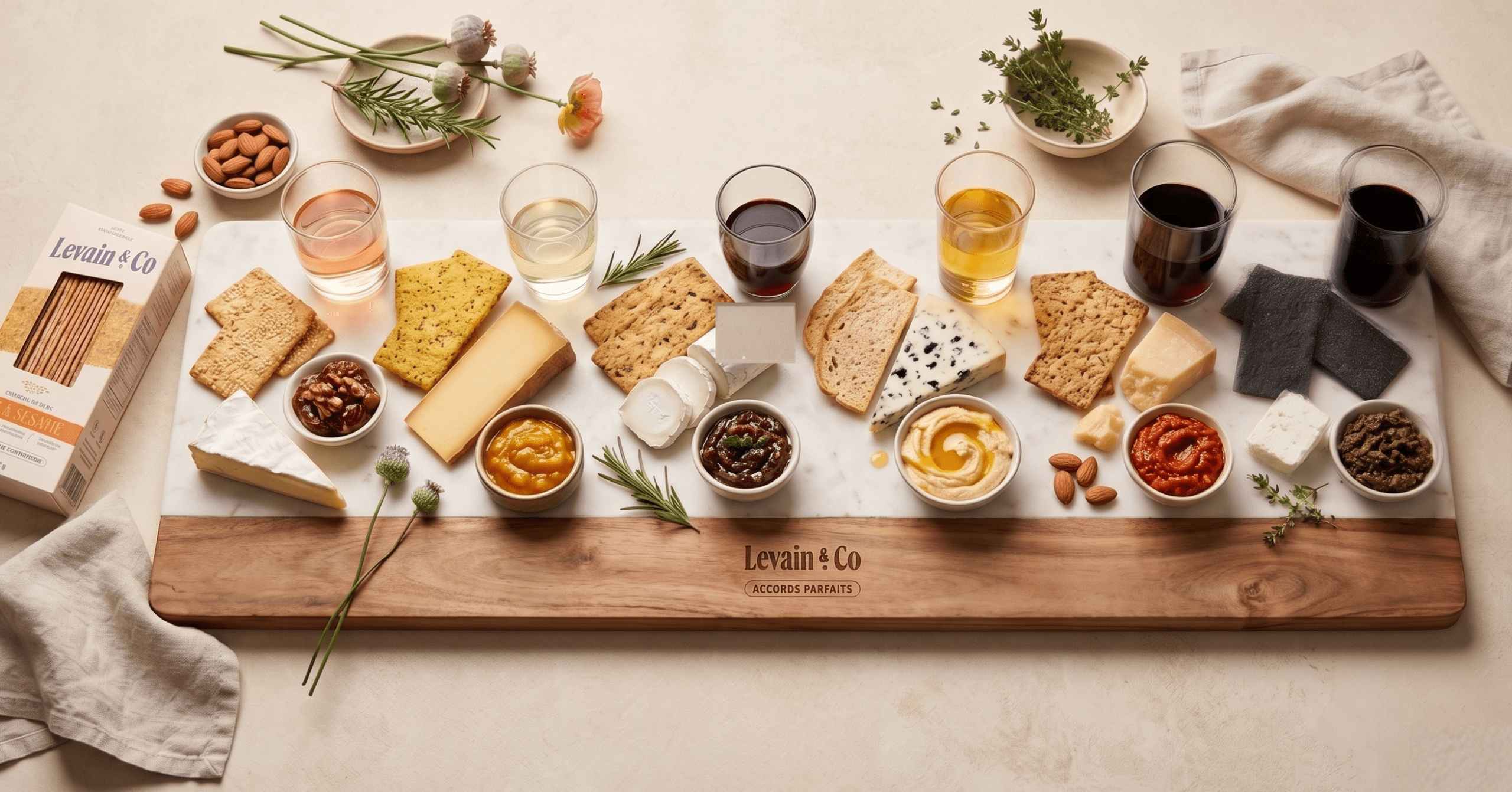 Accords apéritif crackers