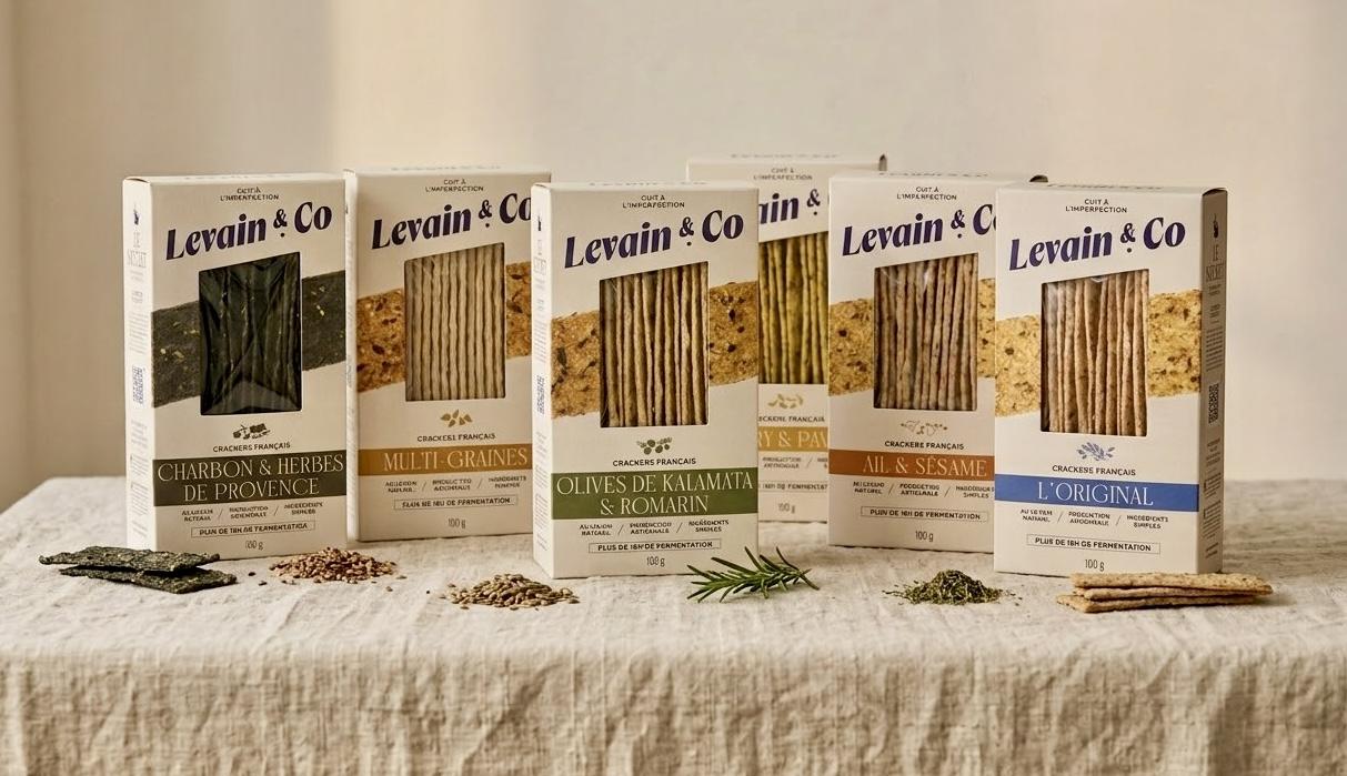 Levain & Co crackers artisanal